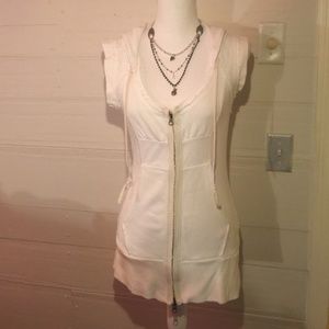 Free People hoodie tunic top